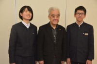 青少年交換留学生と丸山会長